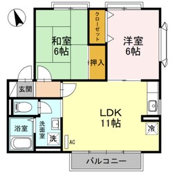 エクセレント山本の物件間取画像